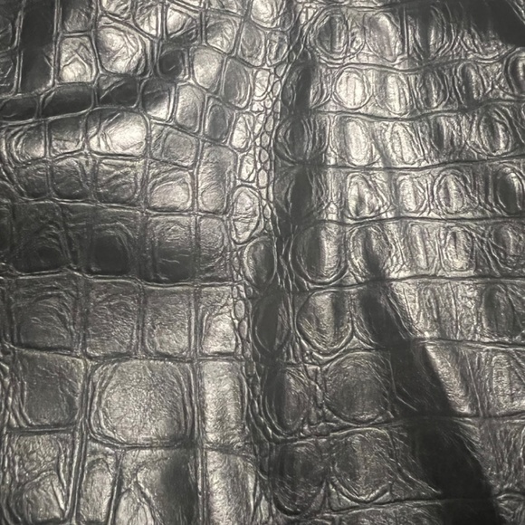 Boohoo Faux Snakeskin Straight Leg Pants - Picture 2 of 3